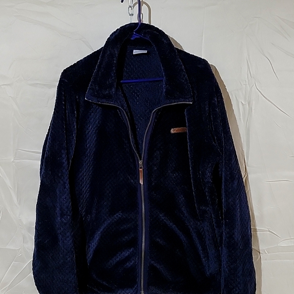 Ladies 2xl Sherpa Columbia zip up jacket